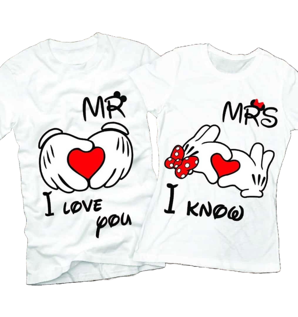 His and her Tshirts
