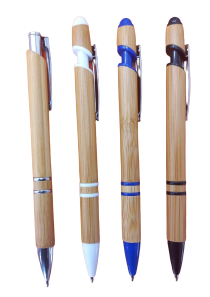 Branded wooden pens