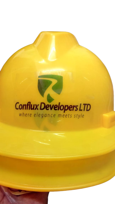 Yellow Branded Helmets