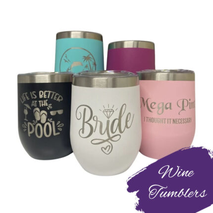 customized wine tumblers