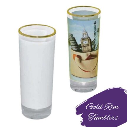 Gold Rim Tumblers