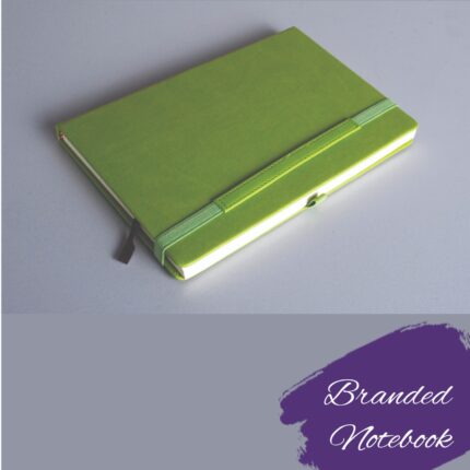 Branded notebook-green