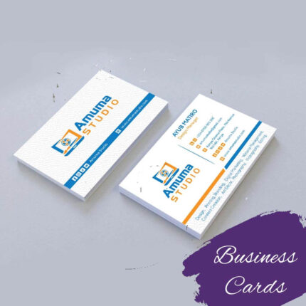 Business cards from Tena Brands