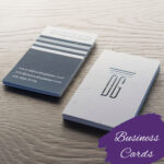 UV spot Business cards from Tena Brands & Arts
