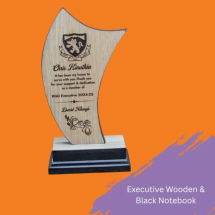 Engraved Wooden Shield Awards
