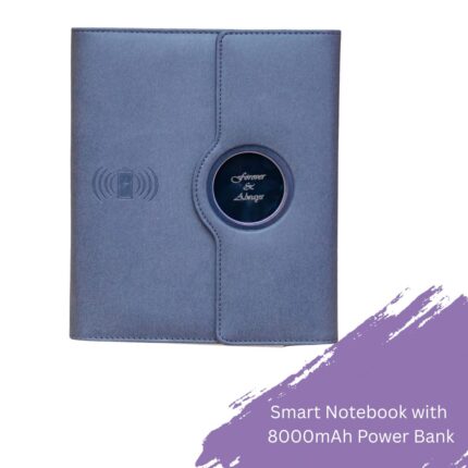 Smart Notebook with 8000mAh Power Bank