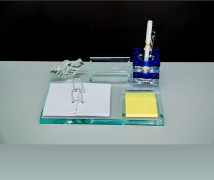 Glass Desk Organizer
