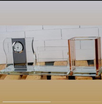 Glass Desk Organizer