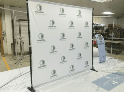 Adjustable Frame backdrop banner